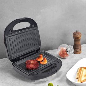 Double-sided Heating Electric Sandwich Pan (Option: Black-AU)