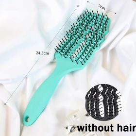 Nieuwe Haar Kam Detangling Hair Borstel Thuis Ontwarren Luizen Massage Kam Vrouwen Professionele Kapsalon (Color: Blue without hair)